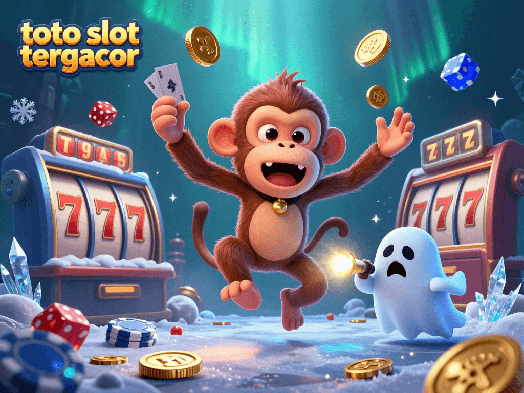 Experience the excitement of toto slot tergacor in a vibrant haunted casino scene.