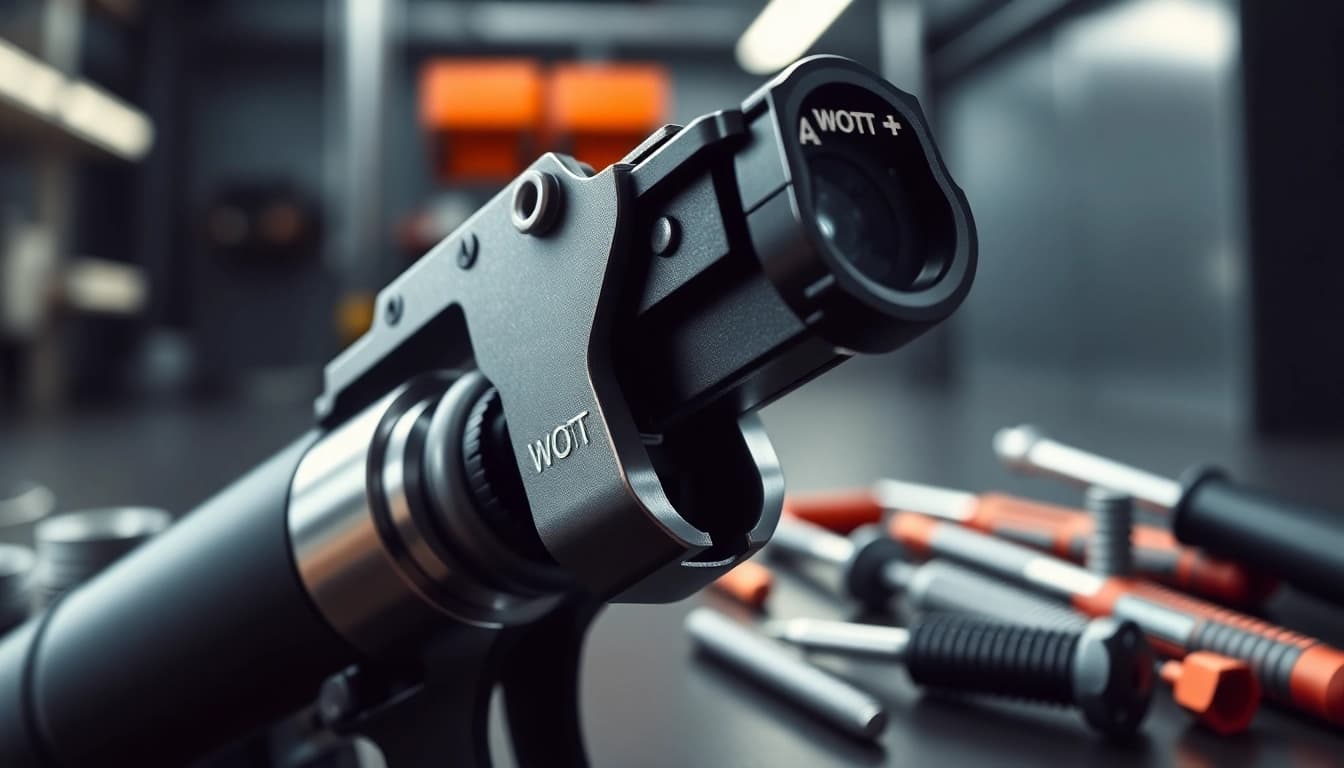 Showcase the WOT trigger 3 position with detailed mechanics in a professional setting.