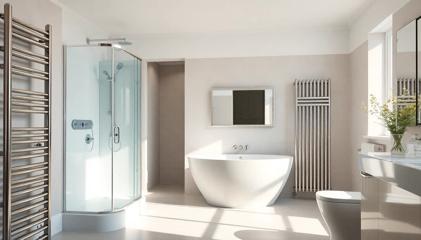 Sonni sanitär GmbH bietet hochwertige Badezimmerprodukte in einem eleganten Umfeld.