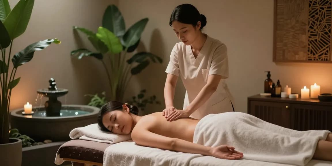 Relaxing Swedish massage session in a serene spa environment for ultimate tranquility.