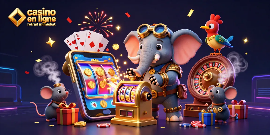 Jouez avec casino en ligne retrait immédiat et gagnez tout de suite dans une ambiance festive et immersive.