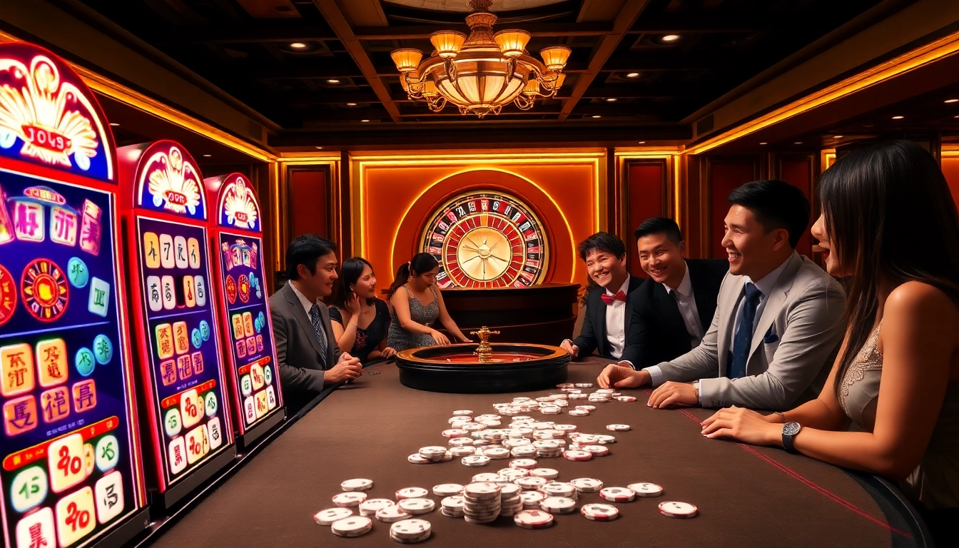 Play the engaging mahjong slot demo with colorful tiles and vibrant casino atmosphere