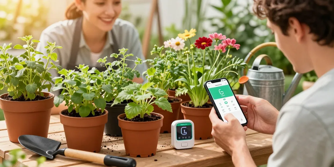 Enhancing home gardening efficiency with RainPoint WiFi irrigation timer setup for vibrant plant growth.