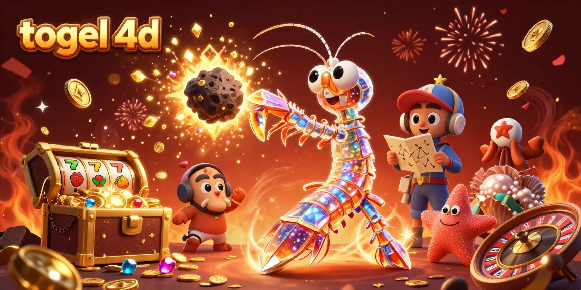 Engage in exciting togel 4d gaming with thrilling dynamic visuals, slot reels, and golden treasures.