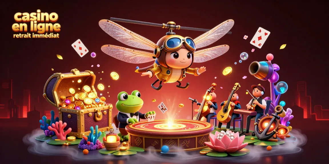 Jouez à des jeux passionnants au casino en ligne retrait immédiat avec des croupiers animés et des thèmes ludiques.
