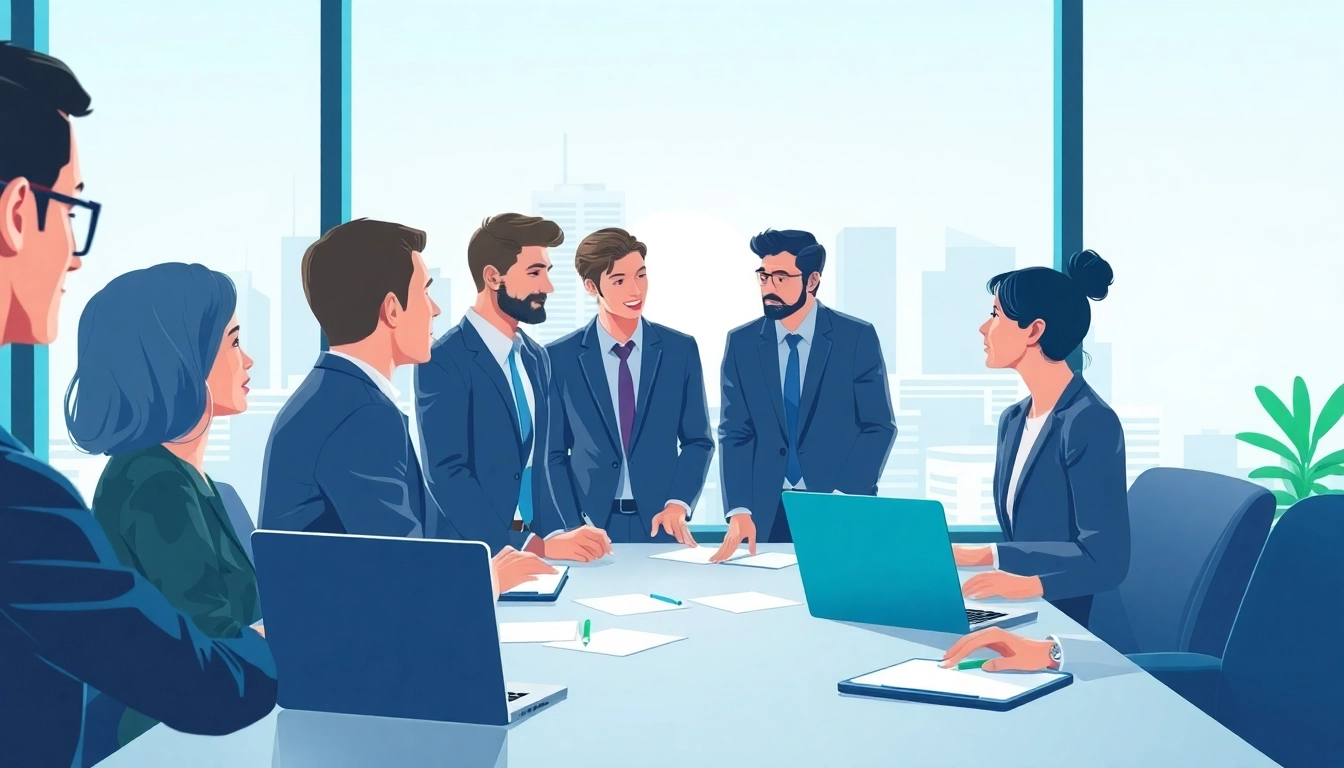 Sales reps find companies hiring sales reps in an engaging office discussion.