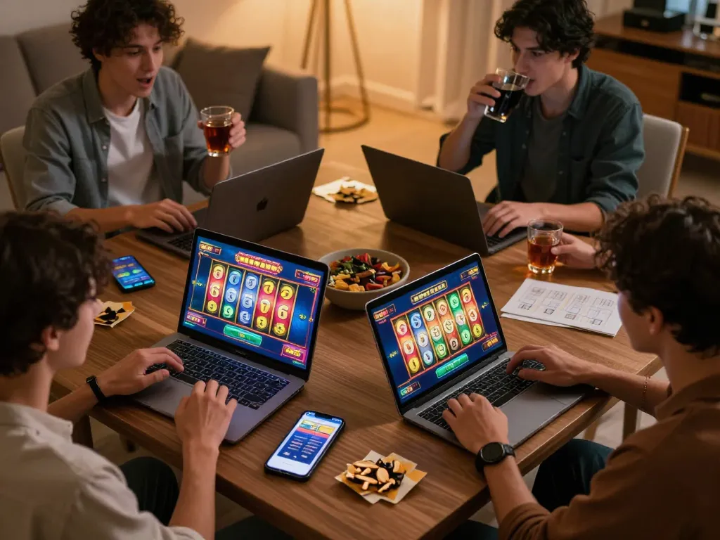 Pemain menikmati permainan slot online yang mendebarkan di mau777 dengan grafis yang menarik dan suasana yang nyaman.