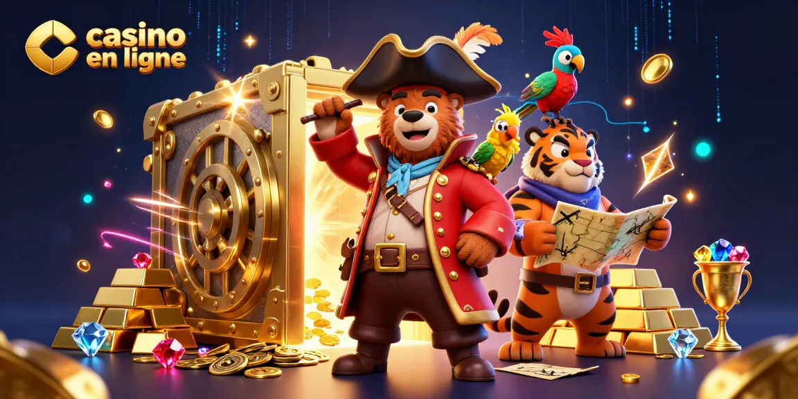 Découvrez un pirate et un tigre dans un casino en ligne rempli de trésors.