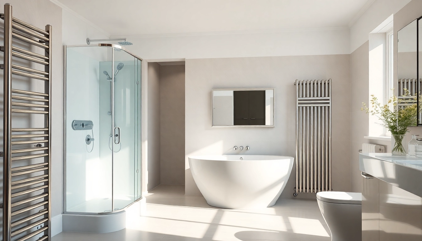 Sonni sanitär GmbH bietet hochwertige Badezimmerprodukte in einem eleganten Umfeld.