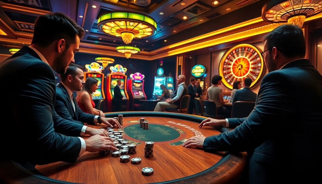 Vivez l'adrénaline des meilleurs casino en ligne avec un gameplay dynamique à une table de poker à enjeux élevés.