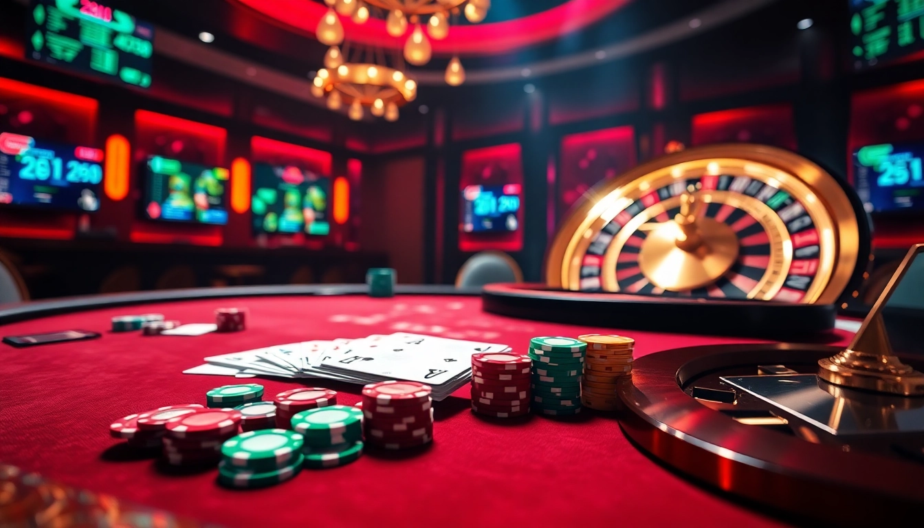 Découvrez l’excitation des meilleurs casinos en ligne avec des jetons de poker vibrants et des tables de jeu dynamiques.