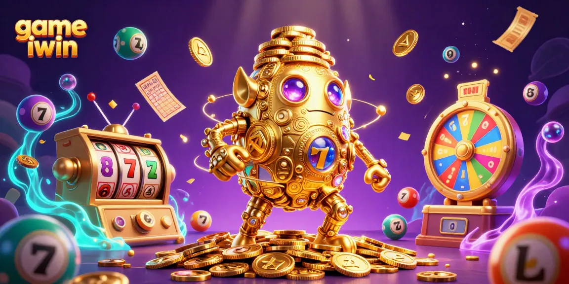 Engage with the exciting game iwin, featuring dynamic slot reels and golden ticket prizes.
