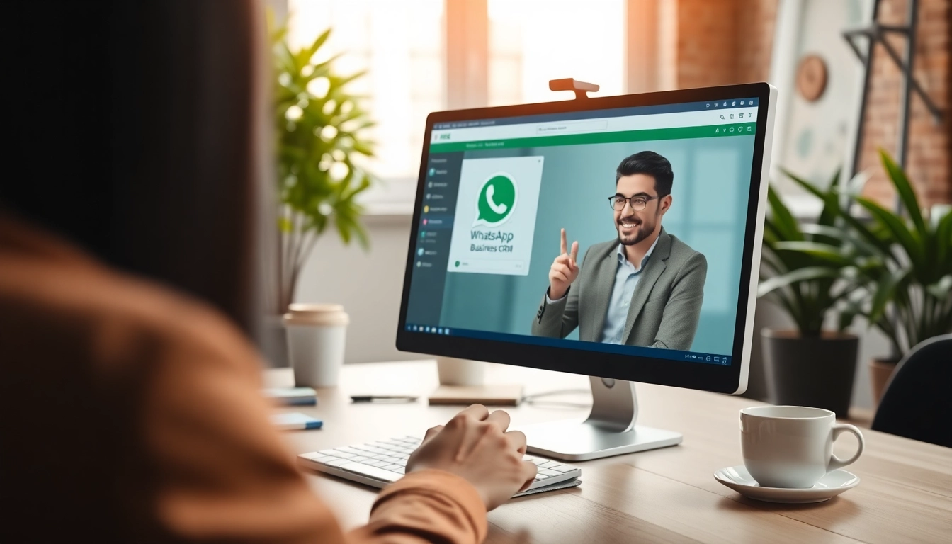 Enhance customer interactions using WhatsApp Business CRM through a modern professional setup.