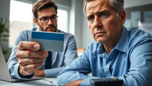 카드깡과 관련된 불법 금융 관행에 대해 논의하는 장면