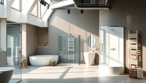 Entdecken Sie die hochwertigen Produkte von sonni sanitär GmbH in einem eleganten Badezimmer.