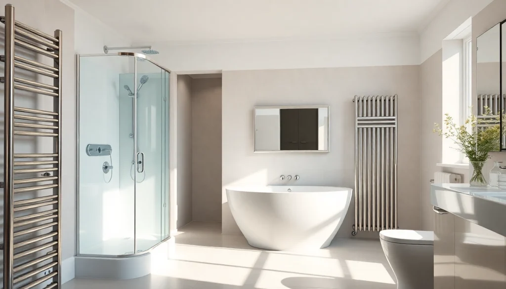 Sonni sanitär GmbH bietet hochwertige Badezimmerprodukte in einem eleganten Umfeld.