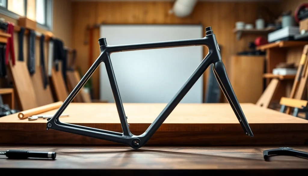 Showcase pf940v2 frame kit highlighting its precision and craftsmanship on a well-lit workbench.