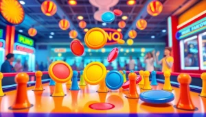 Menampilkan permainan demo plinko yang menarik dengan bola berwarna cerah yang jatuh melalui pin.