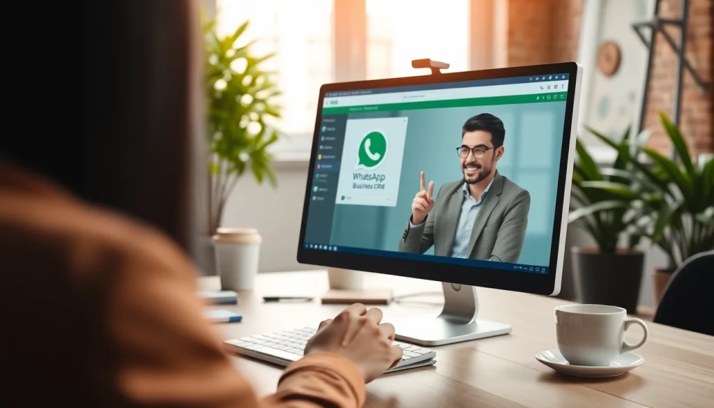 Enhance customer interactions using WhatsApp Business CRM through a modern professional setup.
