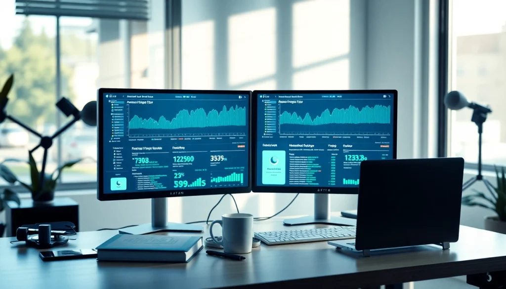 A modern workspace showcasing an infosec developer tracking Amazon prices with graphs and analytics.