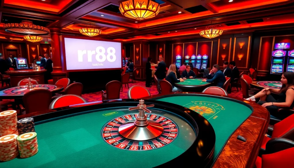 Experience thrilling action at RR88 link casino with vibrant tables and engaging games.